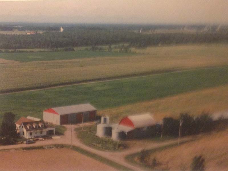 Joel Bernier's parent's farm